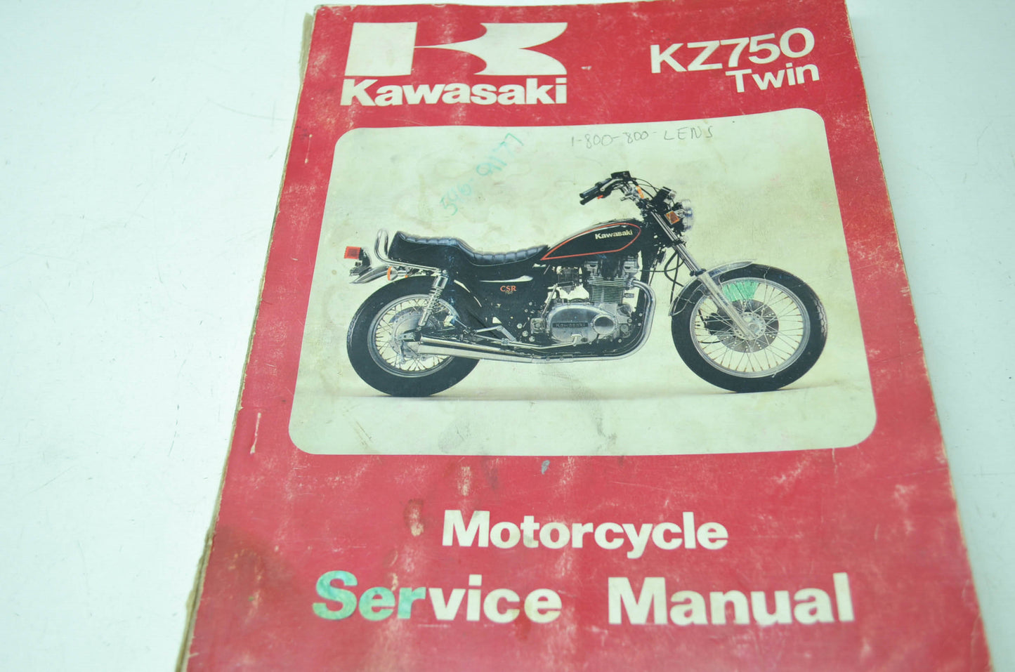 OEM Kawasaki 99924-1013-03 Service Manual KZ750B/G/M