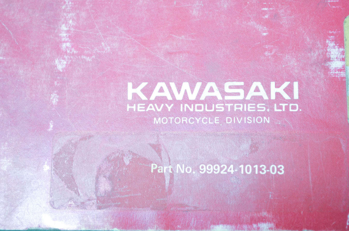 OEM Kawasaki 99924-1013-03 Service Manual KZ750B/G/M
