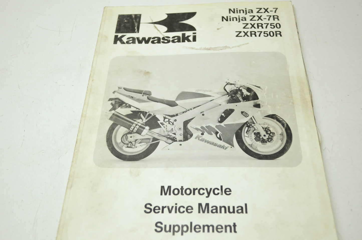 OEM Kawasaki 99924-1160-51 Service Manual Supplement ZX750L/M