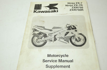 OEM Kawasaki 99924-1160-51 Service Manual Supplement ZX750L/M