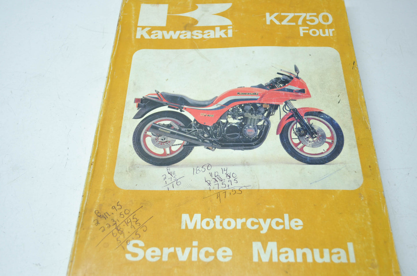 OEM Kawasaki 99924-1021-06 Service Manual KZ/ZX750