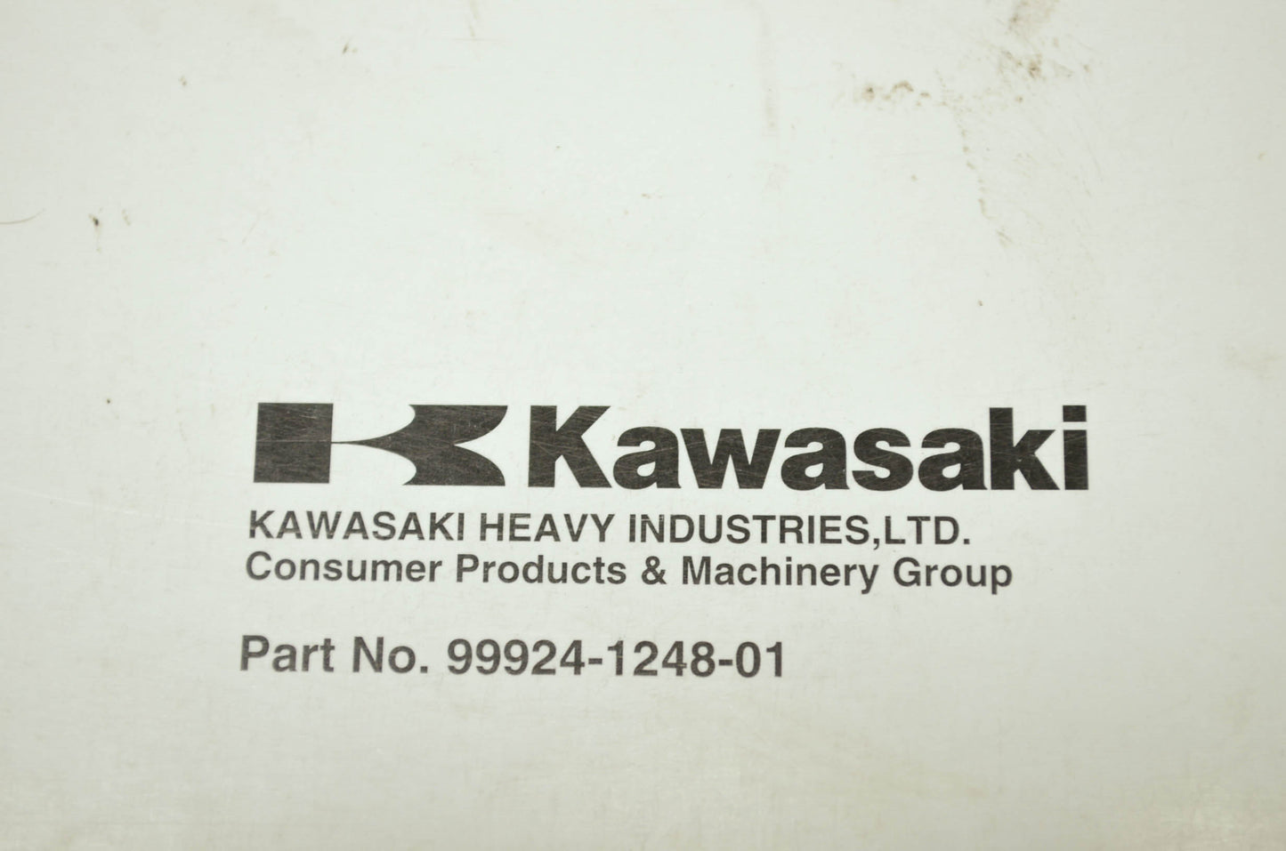 OEM Kawasaki 99924-1248-01 Service Manual ZR750F