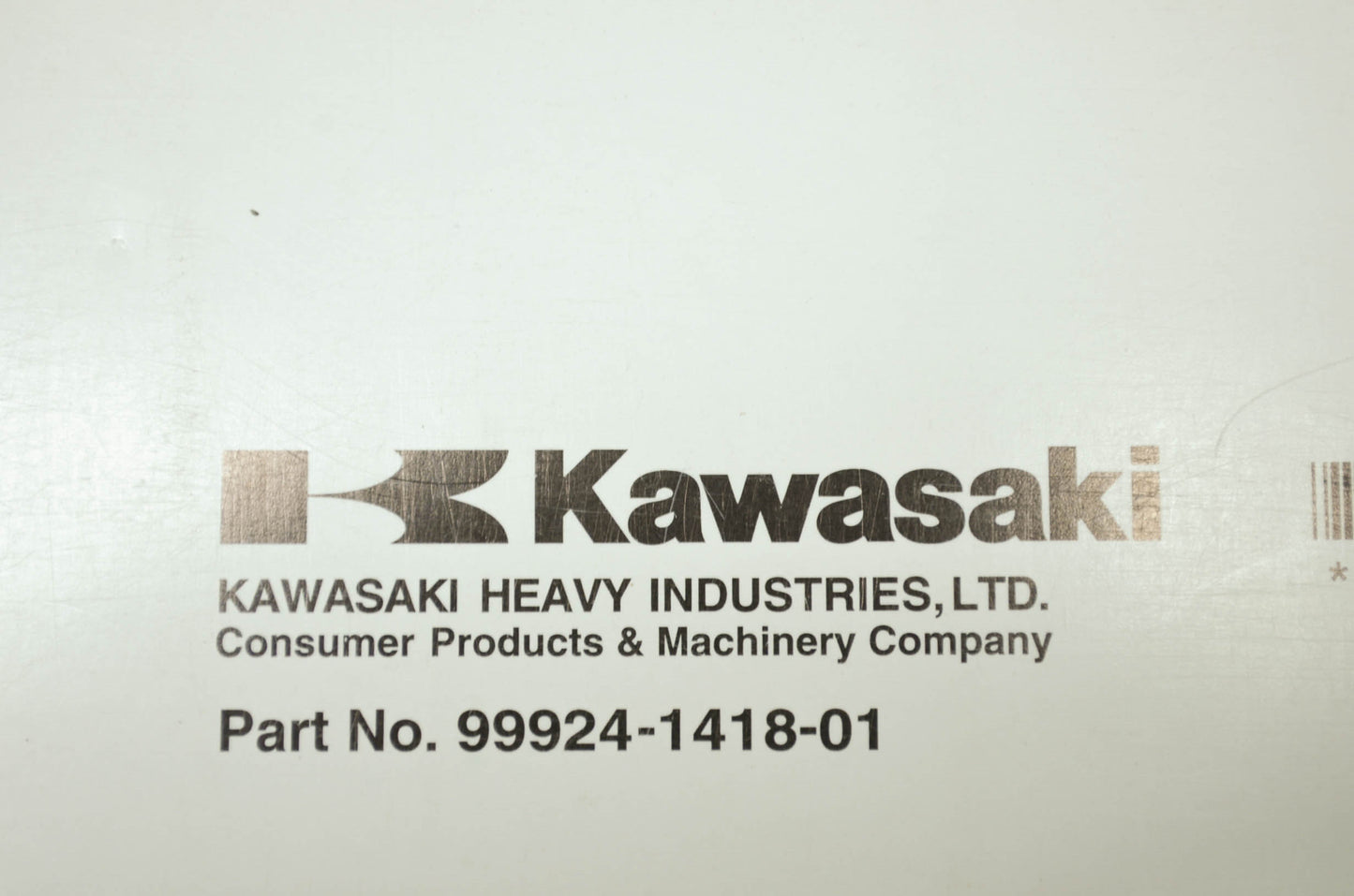 OEM Kawasaki 99924-1418-01 Service Manual ER650C