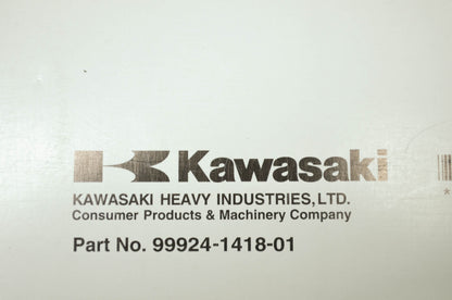 OEM Kawasaki 99924-1418-01 Service Manual ER650C