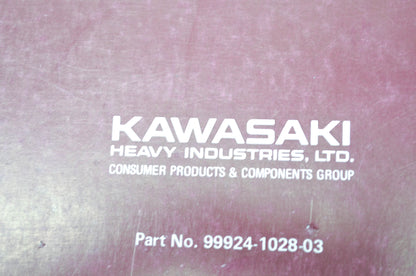 OEM Kawasaki 99924-1028-03 Service Manual KZ650