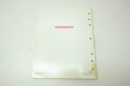 Honda Marine Service Operations Guide 2002