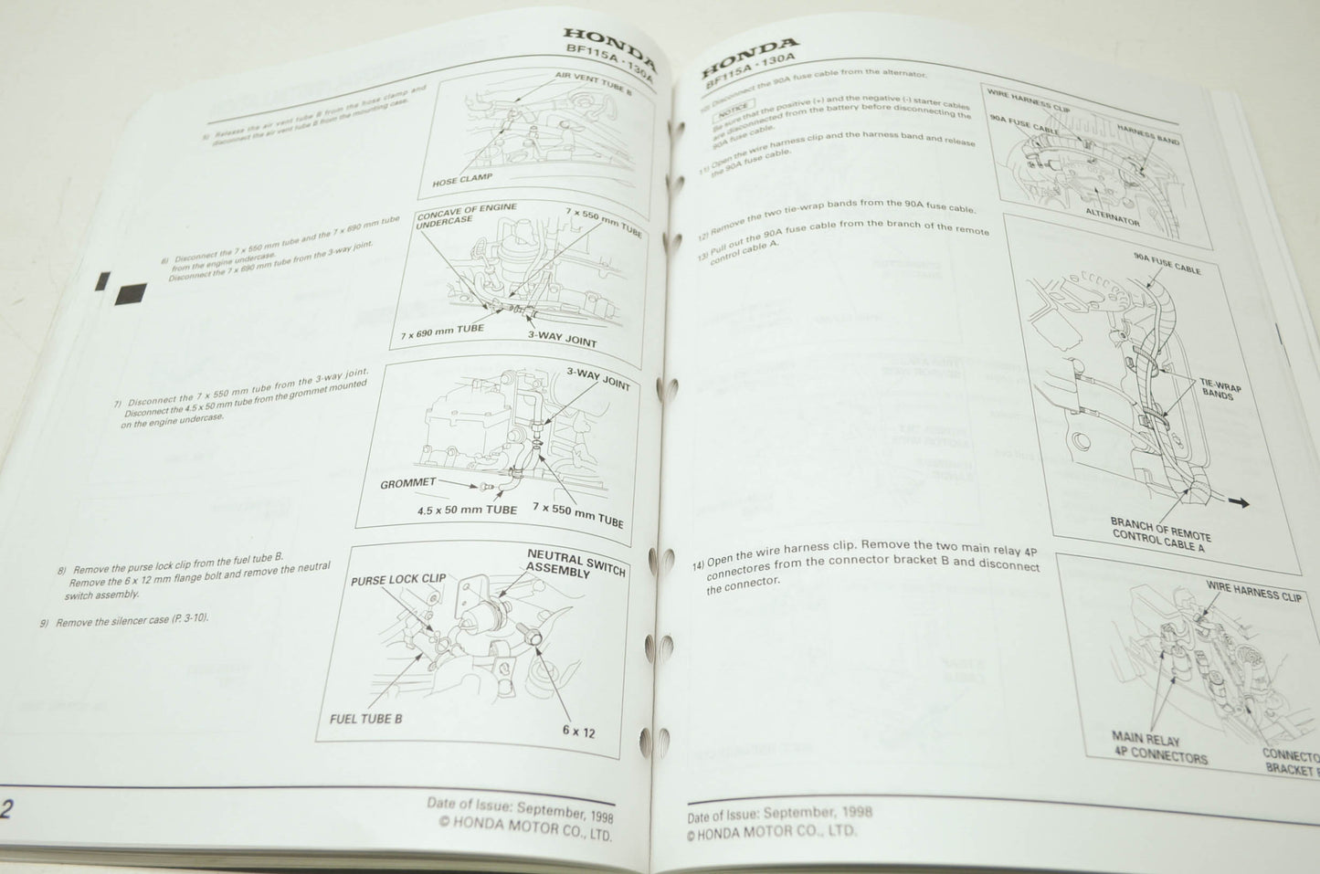 Honda Outboard Motor BF115A/130A Shop Manual