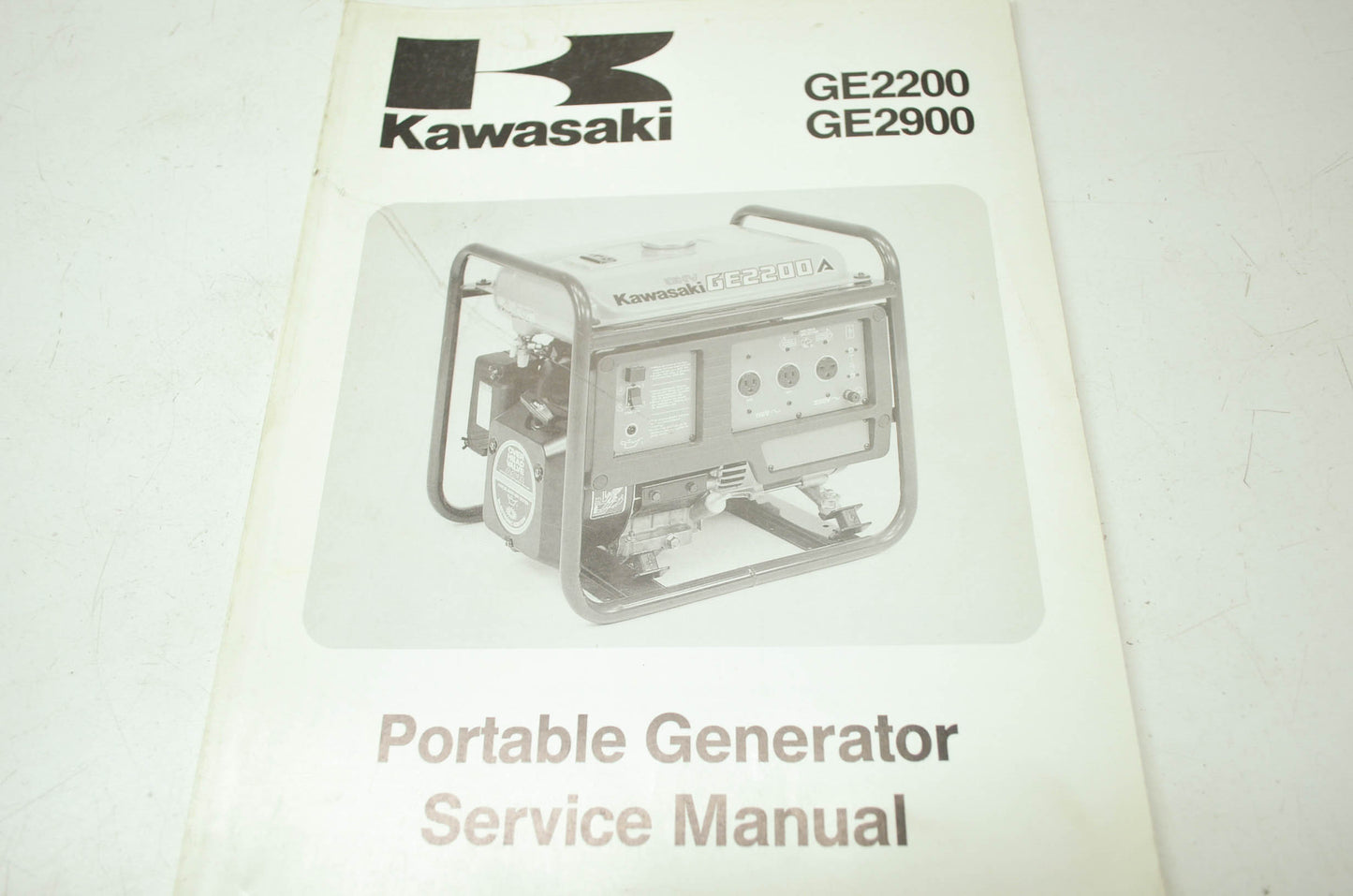 OEM Kawasaki 99924-2039-01 Service Manual GE2200/2900