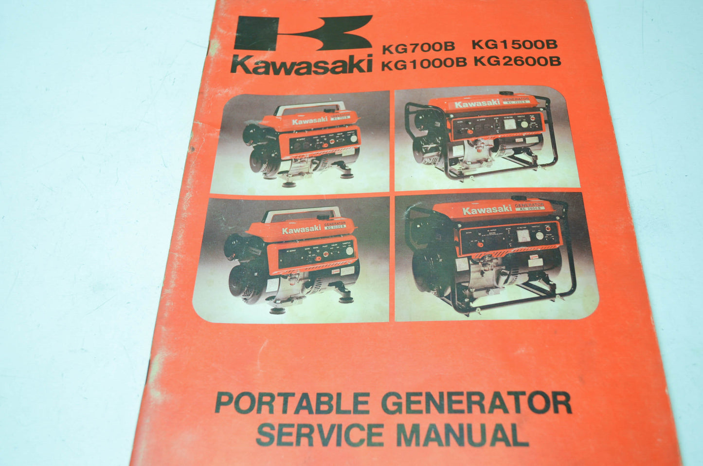 OEM Kawasaki 99964-0019-03 Service Manual KG700-2600B
