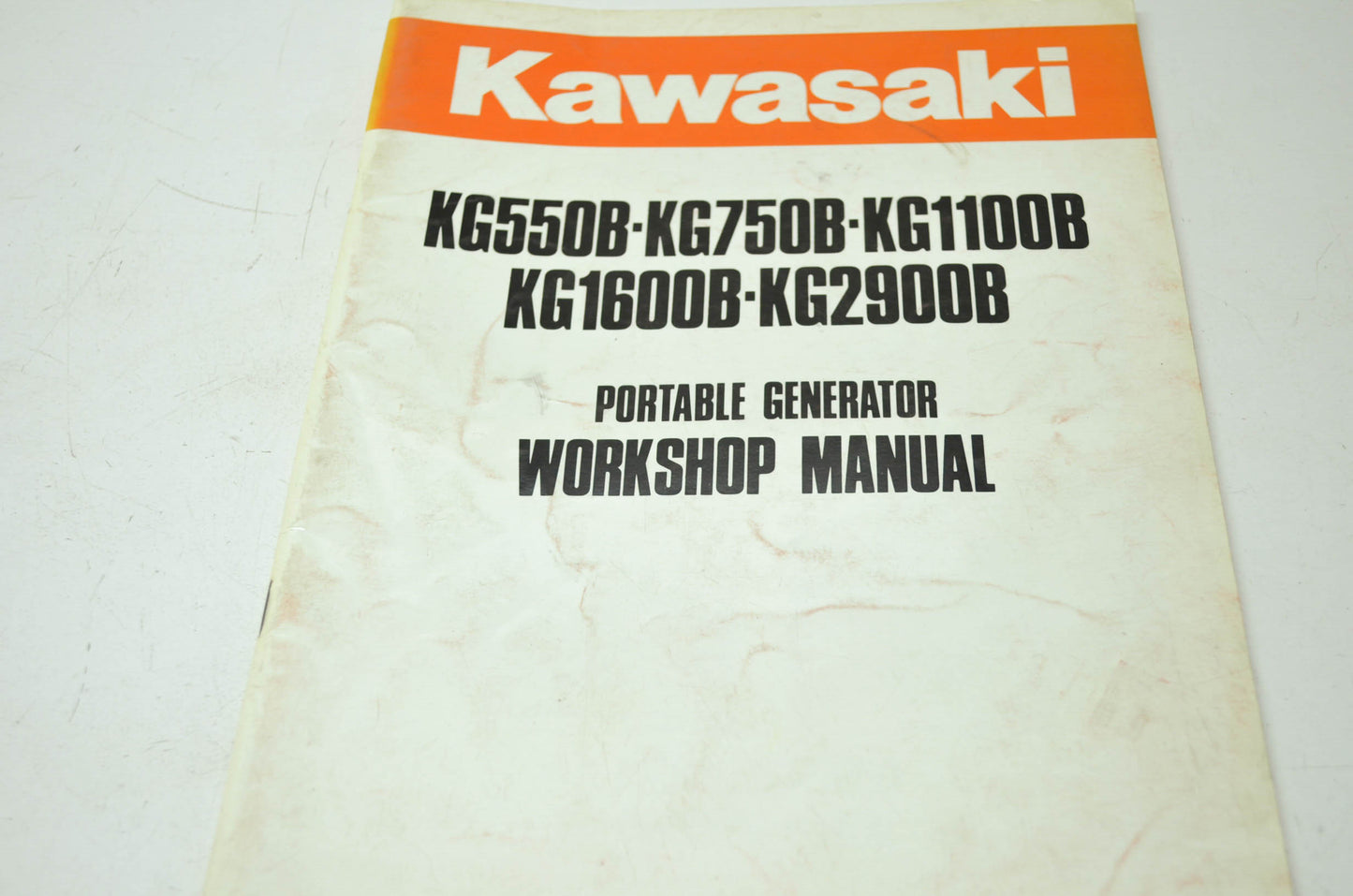OEM Kawasaki 99924-2003 Service Manual KG550-2900B