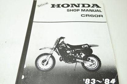 OEM Honda 61GF501 CR60R'83-'84 Service Manual