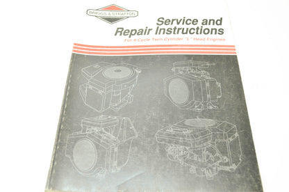 Briggs & Stratton Service/Repair Manual 'L' Head Engines