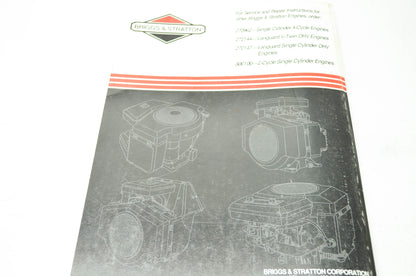 Briggs & Stratton Service/Repair Manual 'L' Head Engines