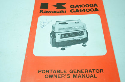 OEM Kawasaki 99920-2058 Owner's Manual GA1000/1400A