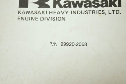 OEM Kawasaki 99920-2058 Owner's Manual GA1000/1400A