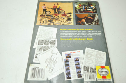 Haynes Honda TRX 93-06 Owner's Workshop Manual