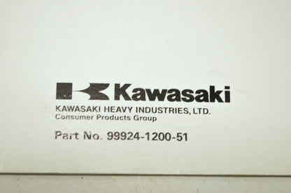 OEM Kawasaki 99924-1200-51 Service Manual Supplement KLX300A