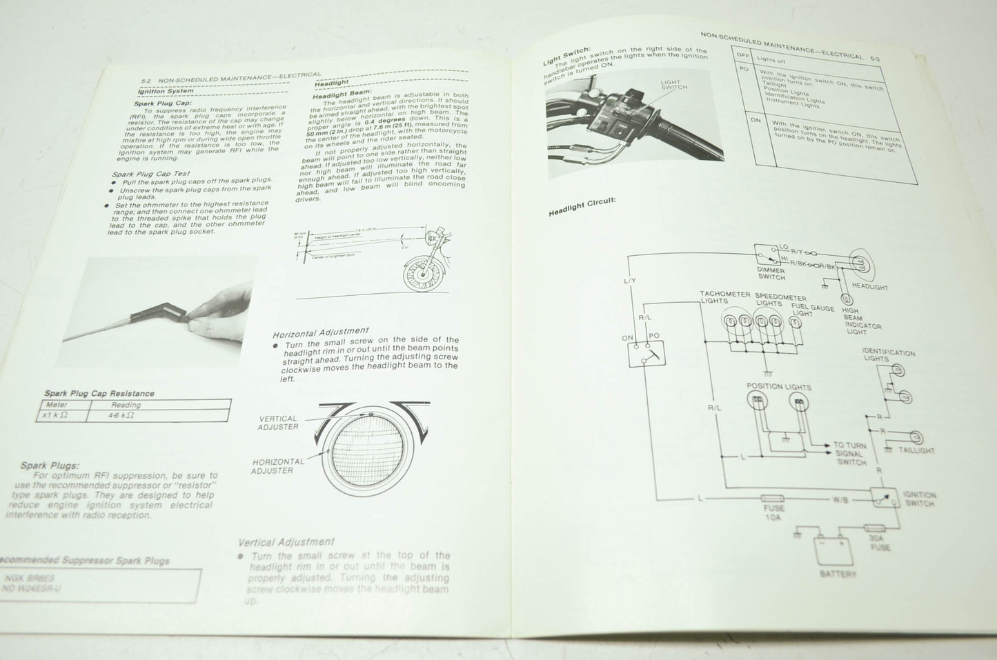 OEM Kawasaki 99963-0060-01 Service Manual Supplement KZ1000P
