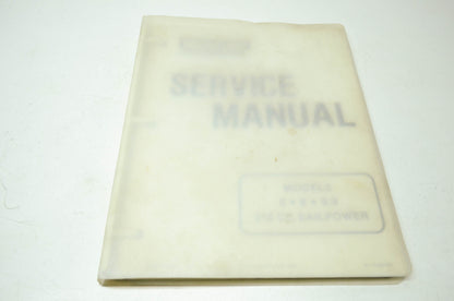 Mercury Outboards 6 8 9.9 210 CC Sailpower Service Manual