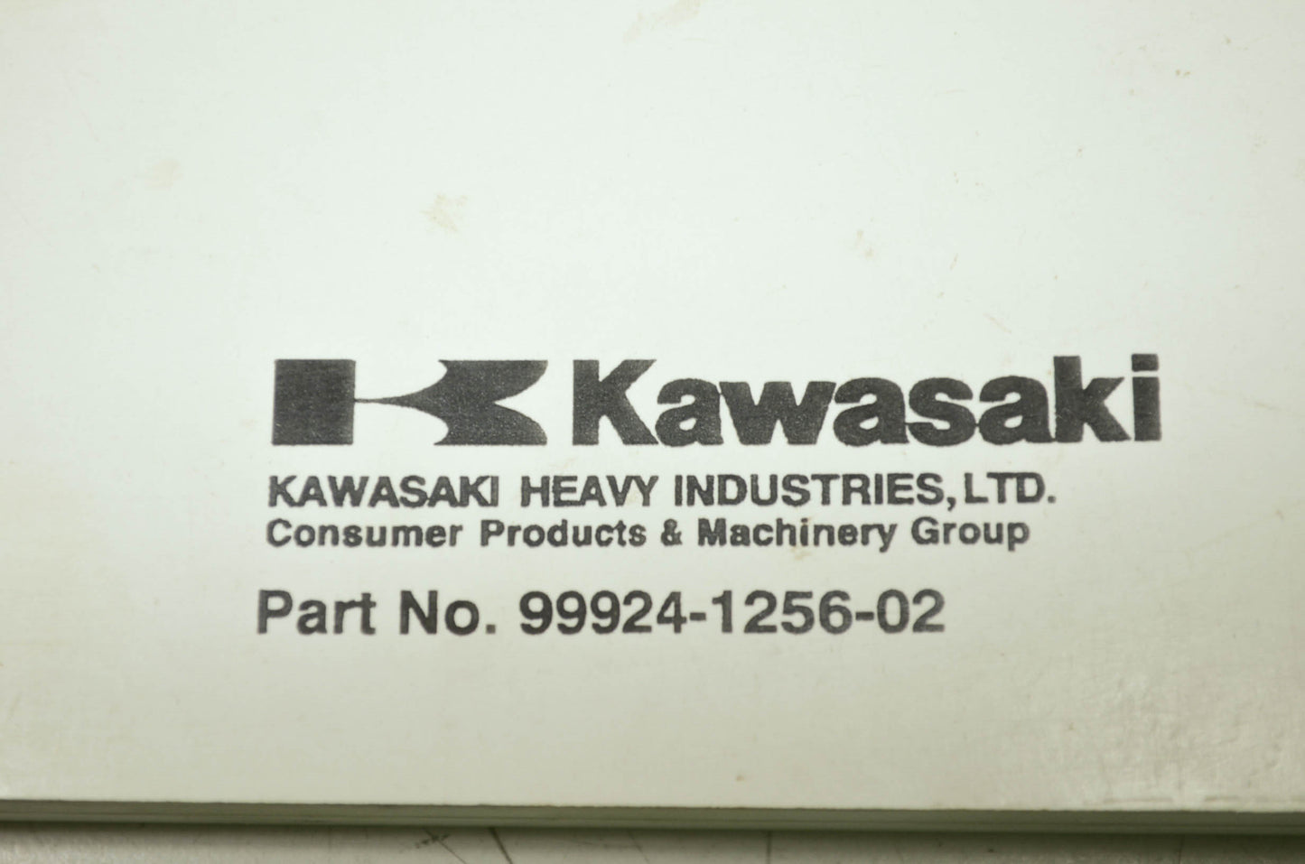 OEM Kawasaki 99924-1256-02 Service Manual JT1100F