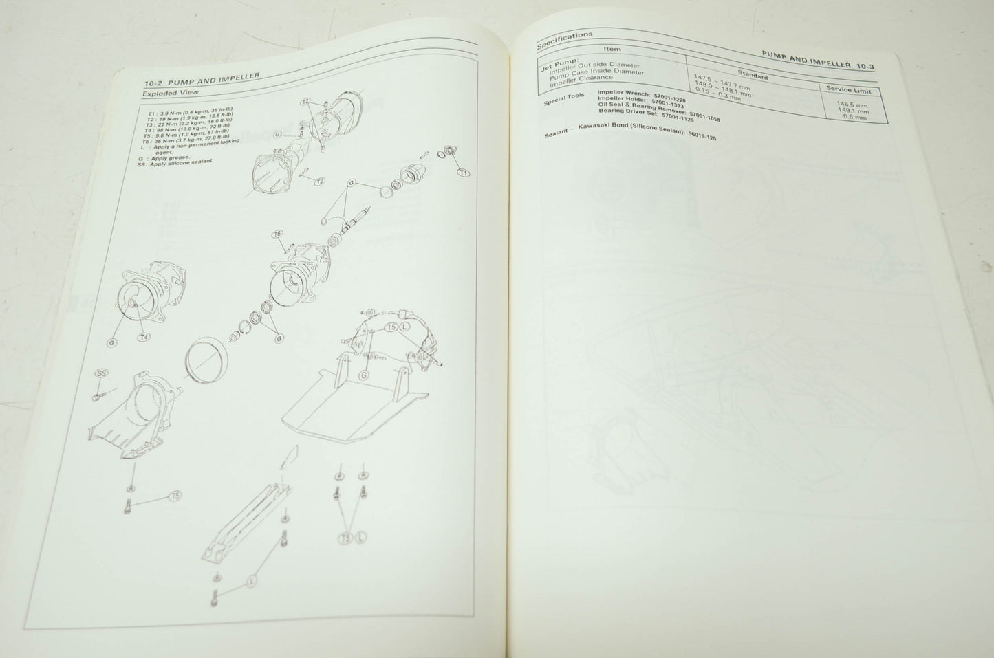 OEM Kawasaki 99924-1203-51 Service Manual Supplement JT1100A