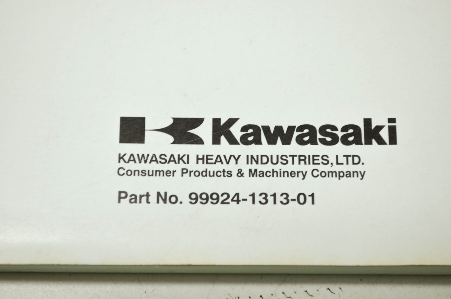 OEM Kawasaki 99924-1313-01 Service Manual JT900D