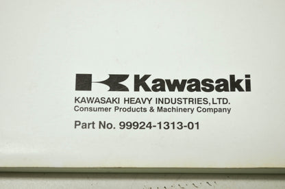 OEM Kawasaki 99924-1313-01 Service Manual JT900D