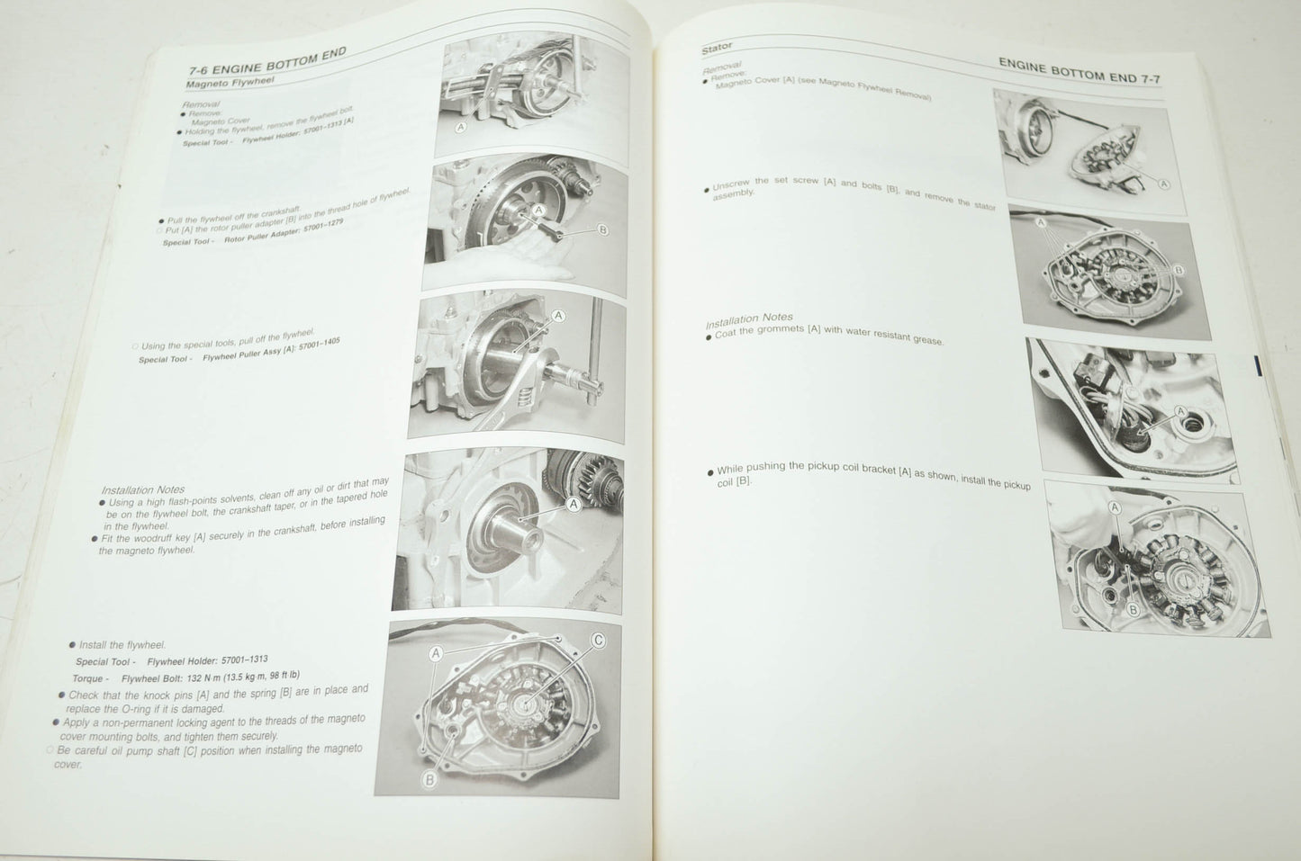 OEM Kawasaki 99924-1264-51 Service Manual Supplement JT900C