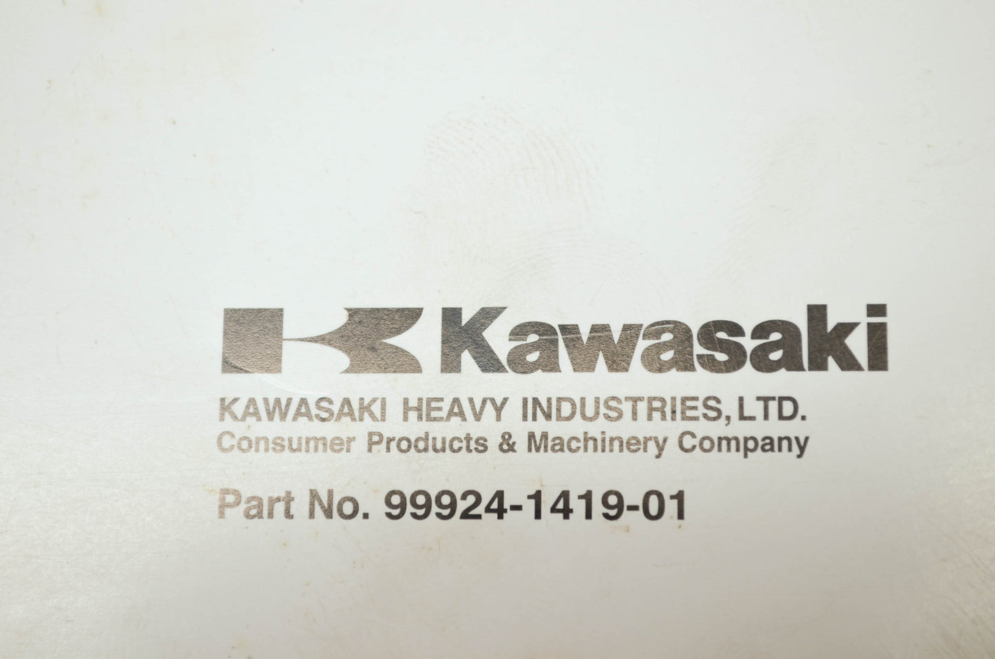 OEM Kawasaki 99924-1419-01 Service Manual EX650C