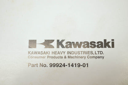 OEM Kawasaki 99924-1419-01 Service Manual EX650C