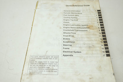 OEM Kawasaki 99924-1382-01 Service Manual ZX600P