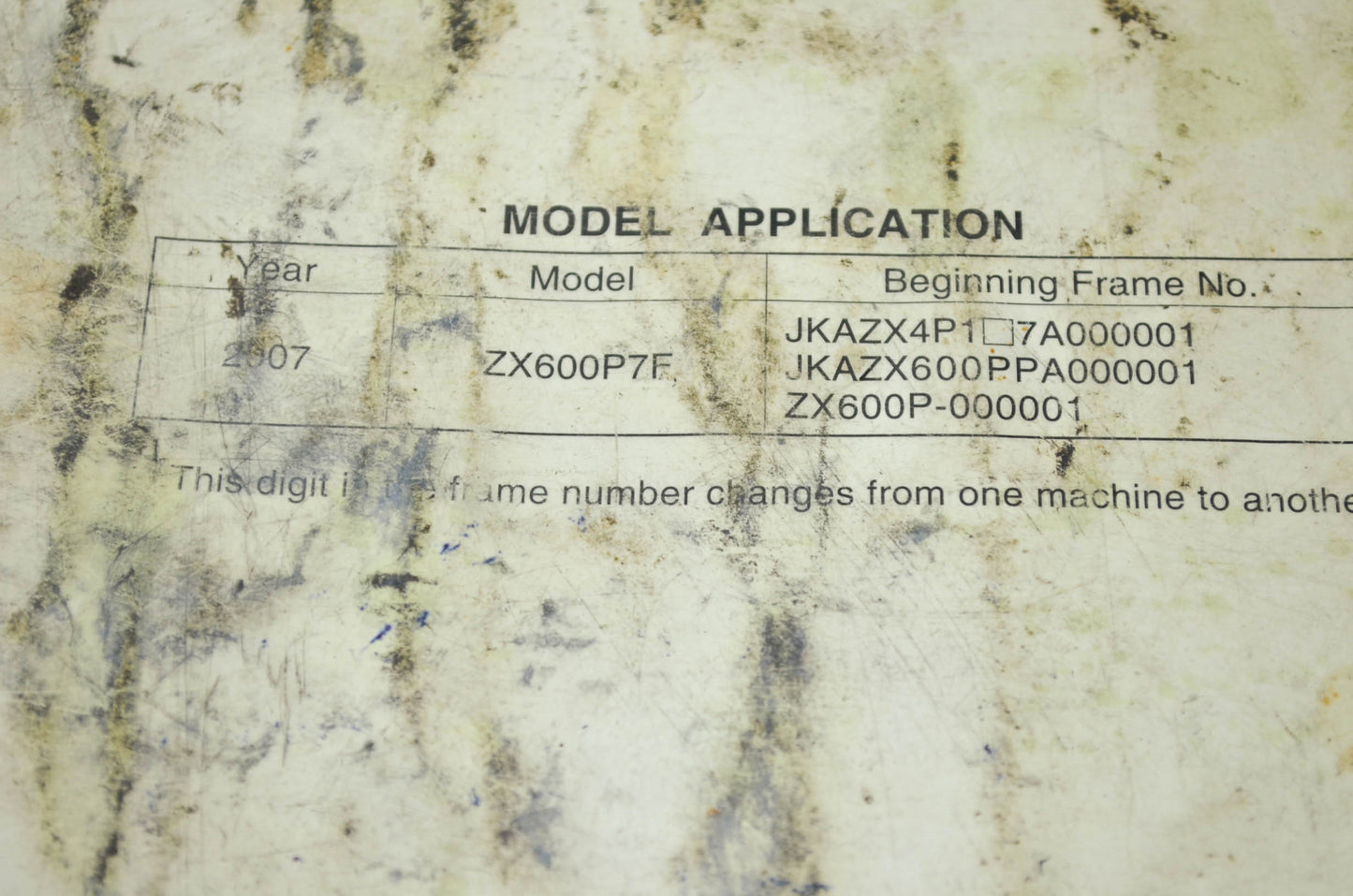 OEM Kawasaki 99924-1382-01 Service Manual ZX600P