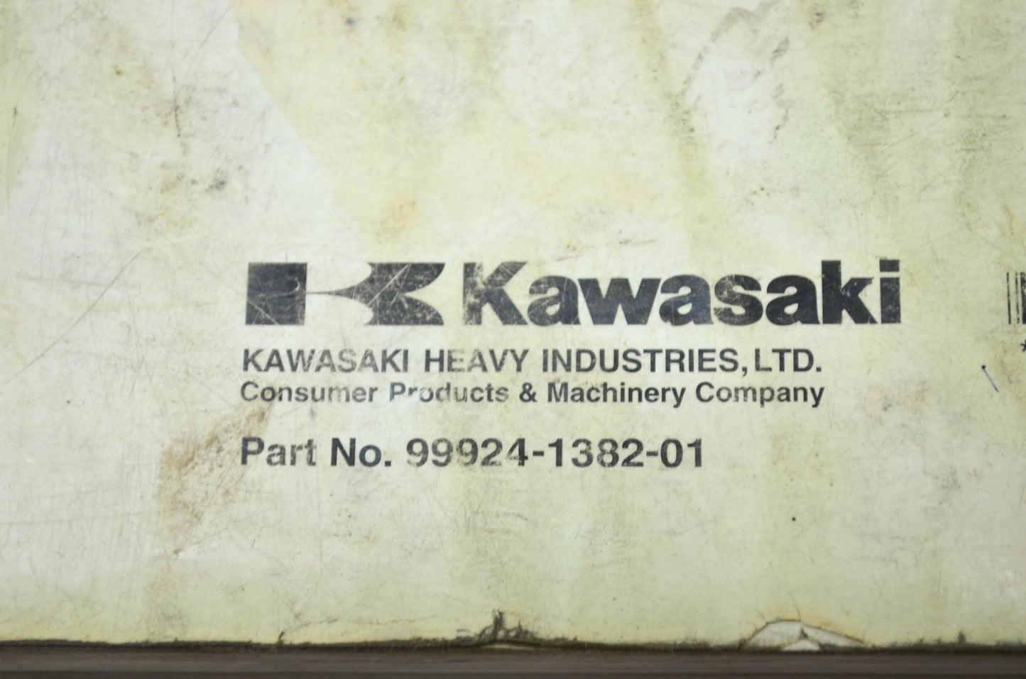 OEM Kawasaki 99924-1382-01 Service Manual ZX600P