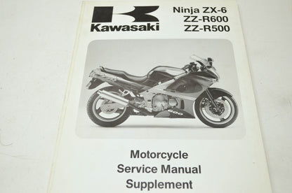 OEM Kawasaki 99924-1161-51 Service Manual Supplement ZX600E