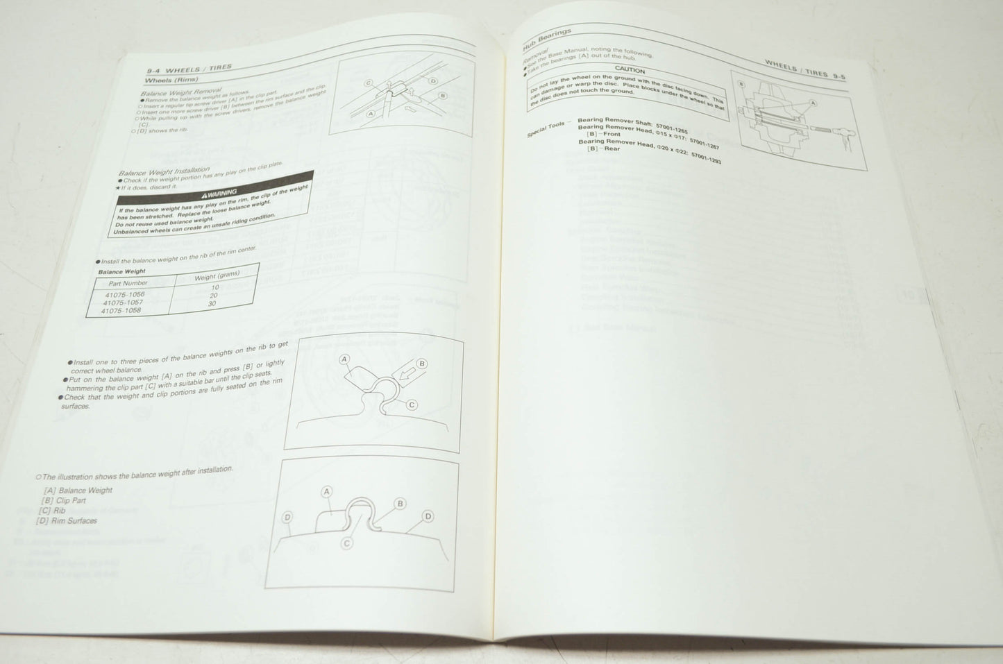 OEM Kawasaki 99924-1161-51 Service Manual Supplement ZX600E