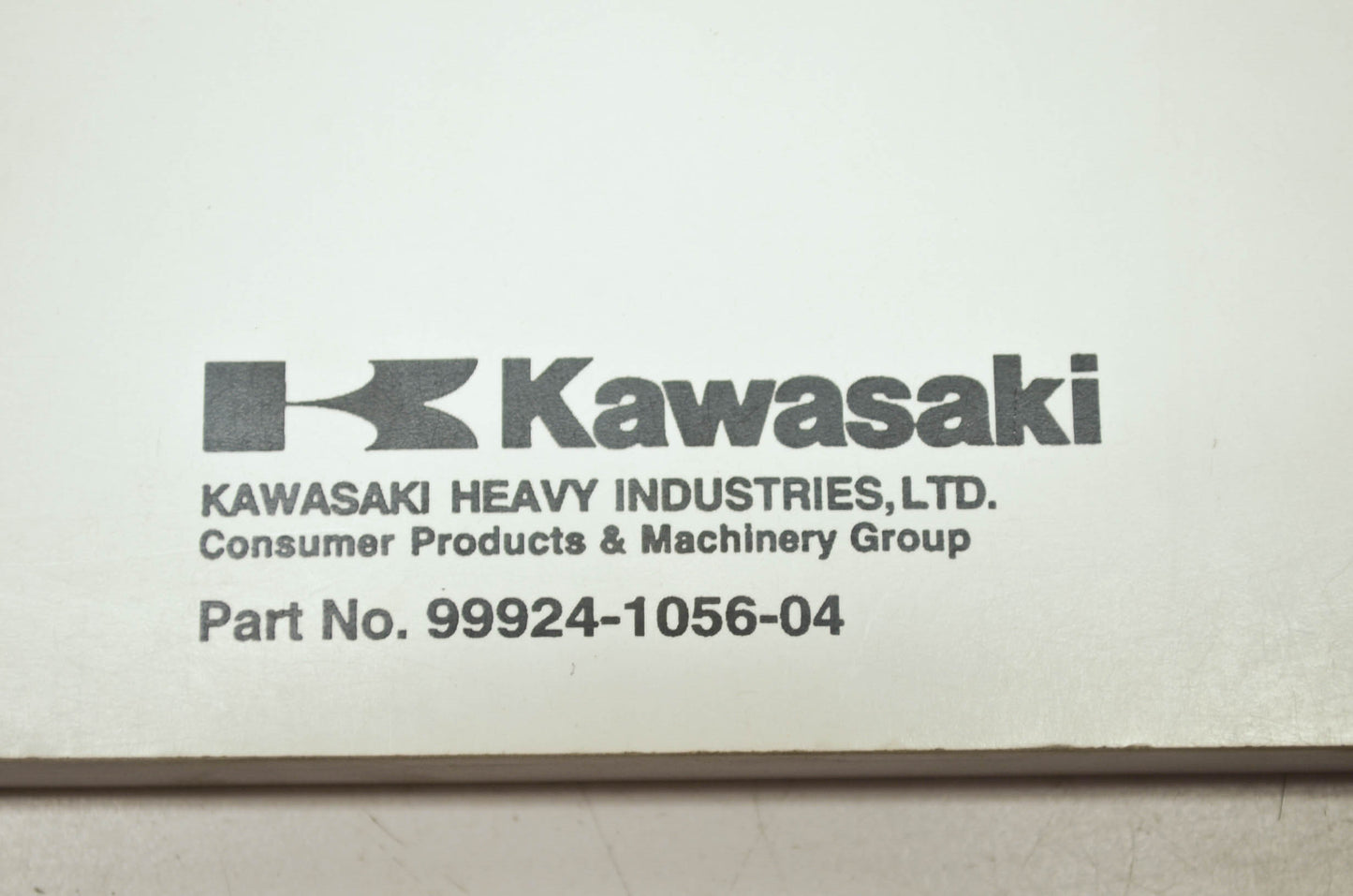 OEM Kawasaki 99924-1056-04 Service Manual BASE EN/EX 450/500