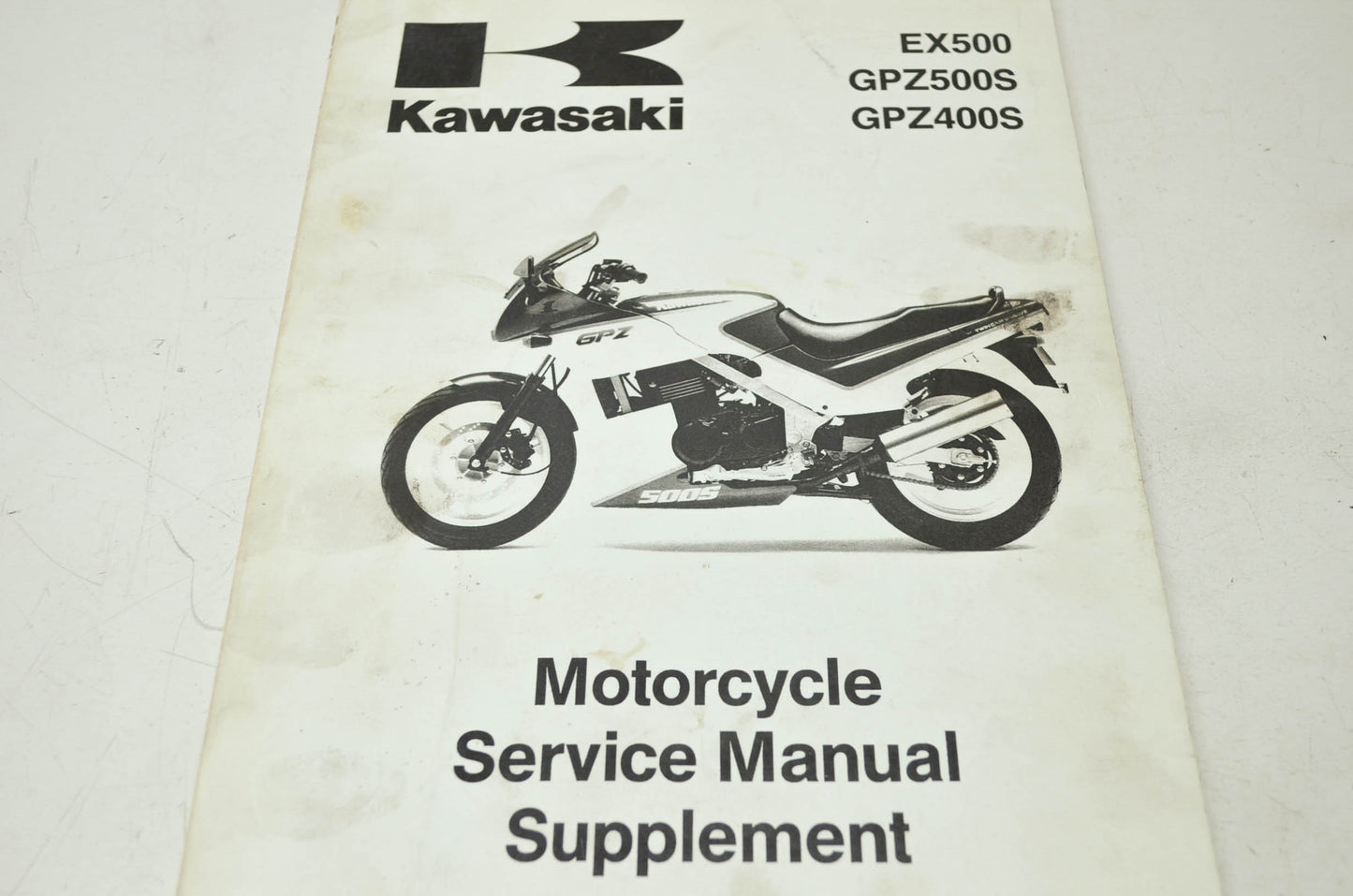 OEM Kawasaki 99924-1082-53 Service Manual Supplement EX500A
