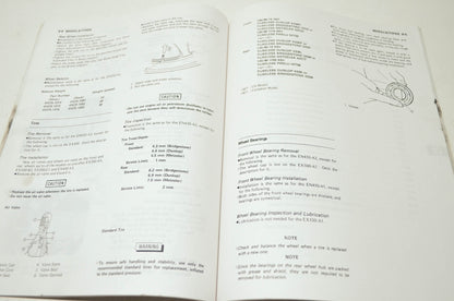 OEM Kawasaki 99924-1082-53 Service Manual Supplement EX500A