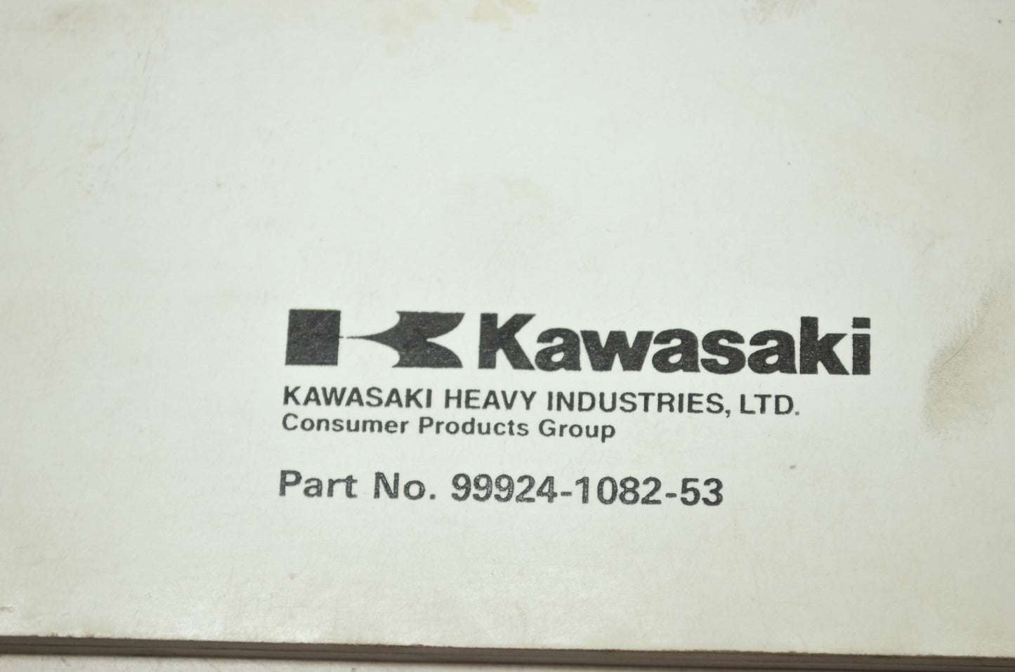 OEM Kawasaki 99924-1082-53 Service Manual Supplement EX500A