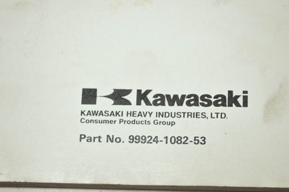 OEM Kawasaki 99924-1082-53 Service Manual Supplement EX500A