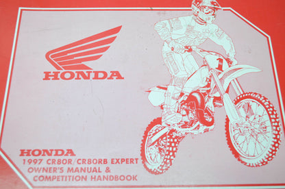 Honda 1997 CR80R/CR80RB Expert Owner's Manual & Competition Handbook