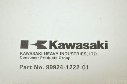 OEM Kawasaki 99924-1222-01 Service Manual JH750G1