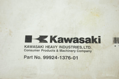 OEM Kawasaki 99924-1376-01 Service Manual JT1500G