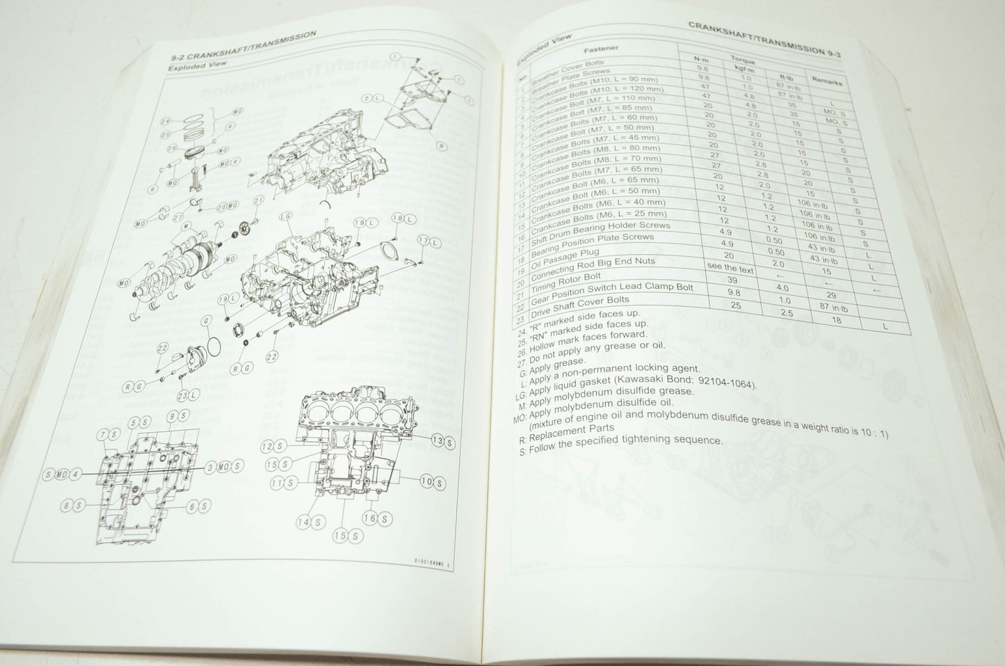 OEM Kawasaki 99924-1362-01 Service Manual ZX1400A/B