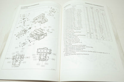 OEM Kawasaki 99924-1362-01 Service Manual ZX1400A/B