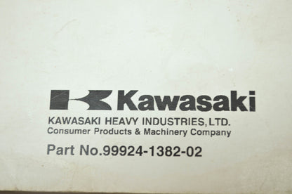 OEM Kawasaki 99924-1382-02 Service Manual ZX600P