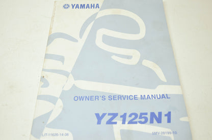 OEM Yamaha LIT-11626-14-36 YZ125N1 Owner's/Service Manual