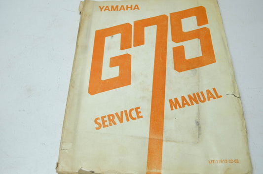 OEM Yamaha LIT-11612-32-03 G7S Service Manual