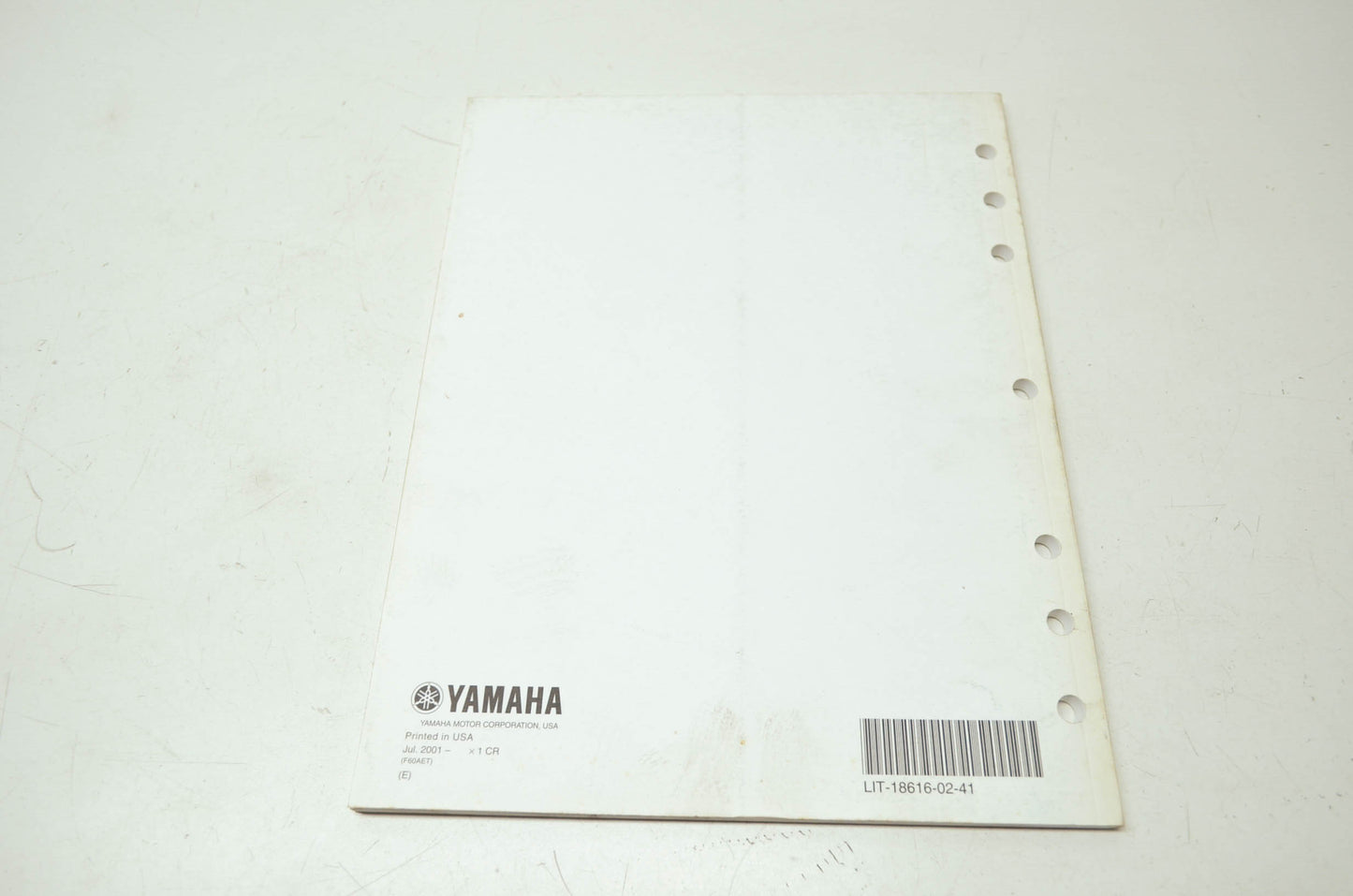 OEM Yamaha LIT-18616-02-41 Service Manual Supplement 2002 LST1200A(A-A)