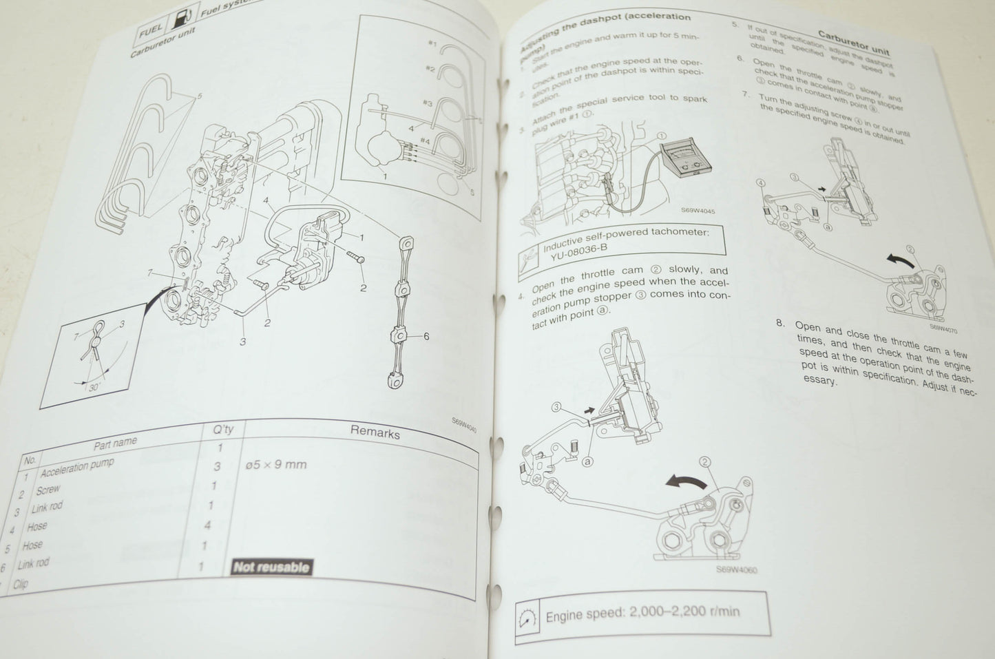 OEM Yamaha LIT-18616-02-41 Service Manual Supplement 2002 LST1200A(A-A)